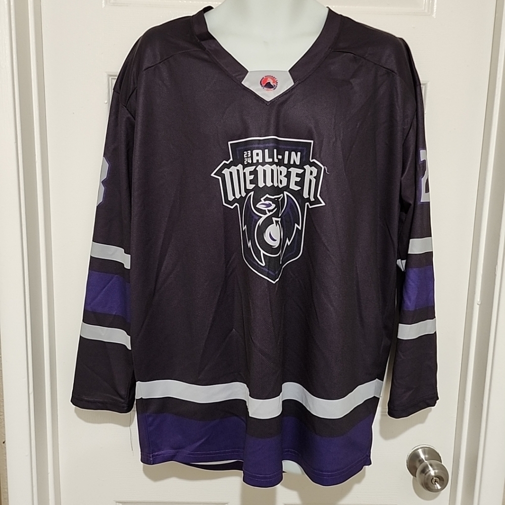 AHL Ontario Reign All In Member 2023 2024 Hockey Jersey Adult Size XLarge